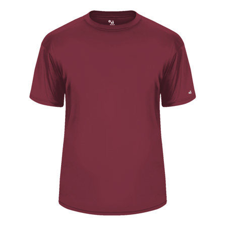 B-CORE YOUTH TEE Badger Maroon Youth X-L