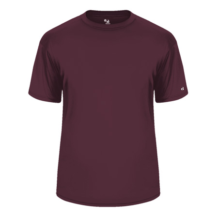 B-CORE YOUTH TEE Badger Maroon Youth X-L
