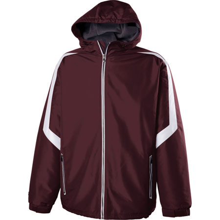 Charger Jacket Holloway Maroon/White XL