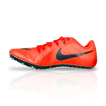 red nike track shoes