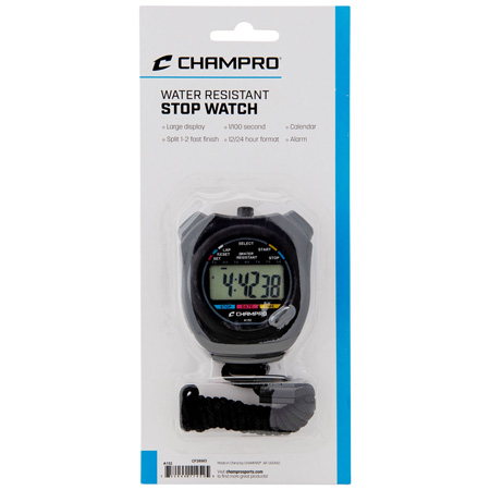 Champro Water Resistant Stopwatch
