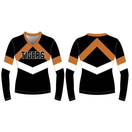 FTTF Fitted Long Sleeve Cheer Top