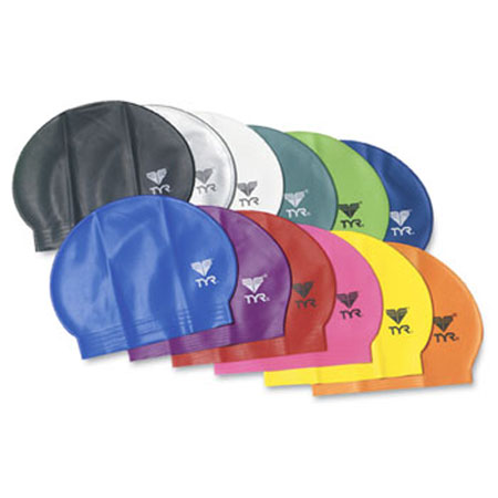 TYR Solid Latex Caps